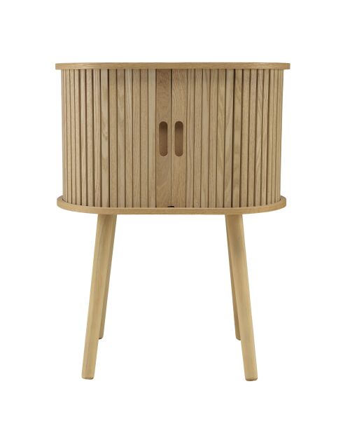 Contenitore ovale in legno Natural Agathe - 30x50x65cm
