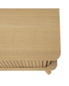 Meuble TV en bois Agathe naturel - 30x100x46cm
