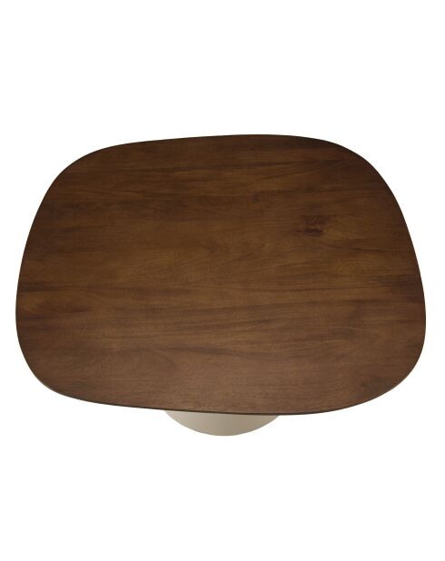 Couchtisch aus Mangoholz mit Metallbeinen James Ivory - 75x80x46cm