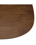 Couchtisch aus Mangoholz mit Metallbeinen James Ivory - 75x80x46cm