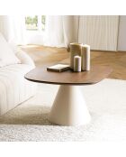 Couchtisch aus Mangoholz mit Metallbeinen James Ivory - 75x80x46cm