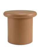 Tavolino rotondo in legno verniciato Agathe marrone - 40x40x35cm