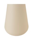 Table d'appoint plateau en manguier pied métal James ivoire - 40x40x52cm
