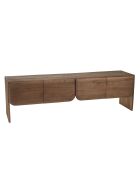 Porta TV Romy marrone mindi in legno a 4 ante - 48x200x60cm