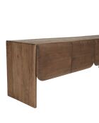 Porta TV Romy marrone mindi in legno a 4 ante - 48x200x60cm
