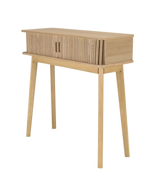 Console en bois Agathe naturelle - 30x80x78.5cm