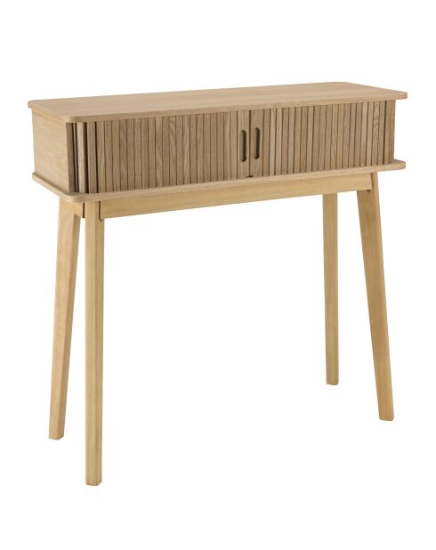 Console en bois Agathe naturelle - 30x80x78.5cm