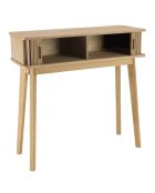 Console en bois Agathe naturelle - 30x80x78.5cm