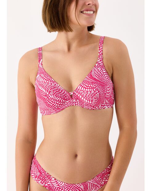 Roze triangel Ela bikinitop