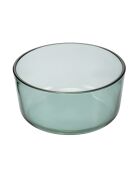 Lot de 3 boîtes de conservation rondes Aloe vertes - 40/65/95 cl