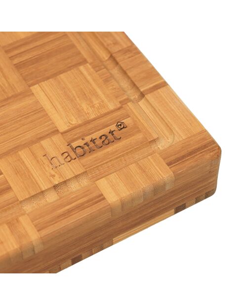Tabla de cortar de bambú Sylvie, 36 x 25 x 4 cm