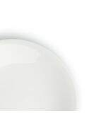 Lot de 6 assiettes plates Taidu II en bone china blanc - 26,7 cm