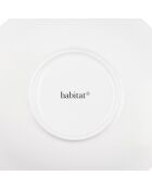 Lot de 6 assiettes plates Taidu II en bone china blanc - 26,7 cm