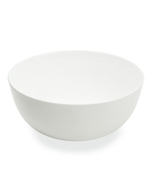 Saladier Taidu II en bone china blanc - 22,8 cm