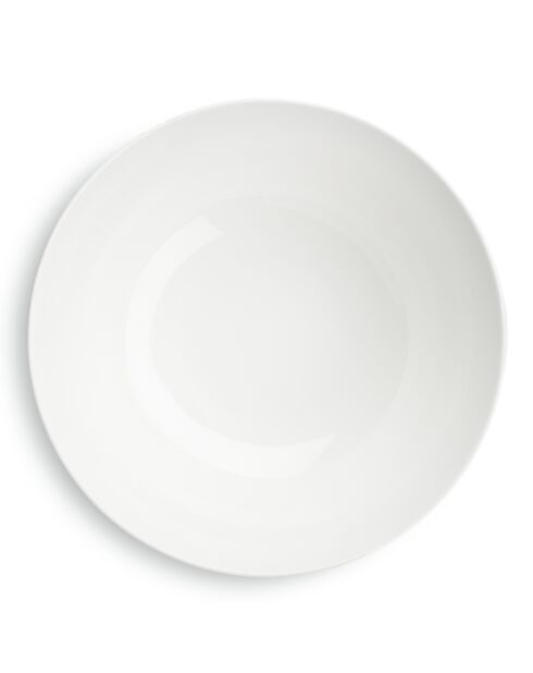 Saladier Taidu II en bone china blanc - 22,8 cm