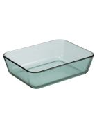 Lot de 3 boîtes de conservation rectangulaires Aloe vertes - 64/105/152 cl