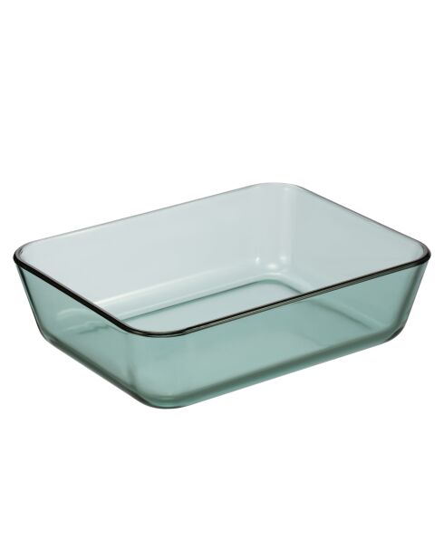 Lot de 3 boîtes de conservation rectangulaires Aloe vertes - 64/105/152 cl
