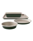 Aloë gebakset champagne/groen - 4 stuks