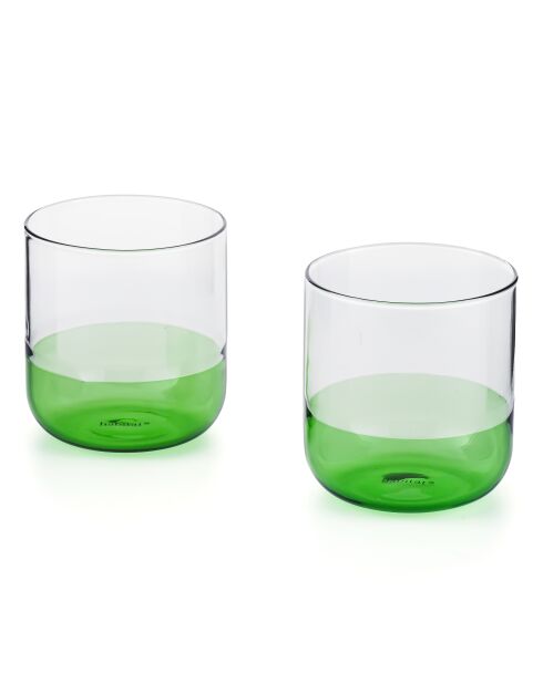 Lot de 2 Verres Ambra vert - 34cl