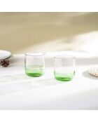 Lot de 2 Verres Ambra vert - 34cl