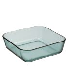 Lot de 3 boîtes de conservation carrées Aloe vertes - 32/52/80 cl