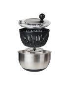 Salsa 2-in-1 slacentrifuge zwart zilver - Ø 24,5 cm