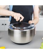 Salsa 2-in-1 slacentrifuge zwart zilver - Ø 24,5 cm