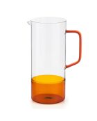 Carafe Ambra en verre orange - 100cl