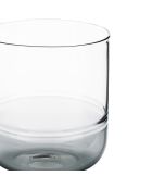 Set di 2 bicchieri Ambra grigi - 34cl