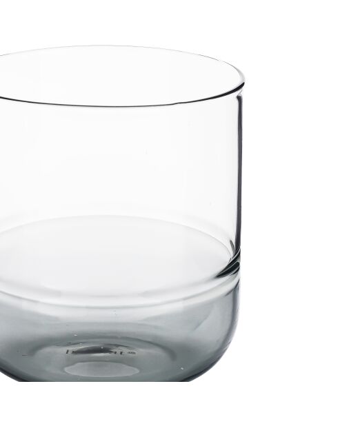 Set di 2 bicchieri Ambra grigi - 34cl