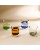 Set di 2 bicchieri Ambra grigi - 34cl