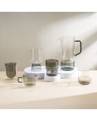 Set di 2 bicchieri Ambra grigi - 34cl