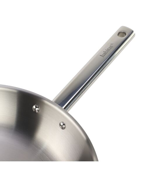 Épure Silver Bratpfanne aus Edelstahl, 32 cm/4,5 l