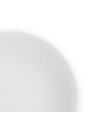 Lot de 6 assiettes creuses Taidu II en bone china blanc - 21,8 cm