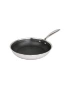 Hera Triplex-Bratpfanne mit Antihaftbeschichtung, schwarz/silber, 24 cm