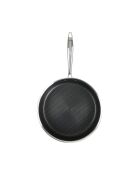 Hera Triplex-Bratpfanne mit Antihaftbeschichtung, schwarz/silber, 24 cm