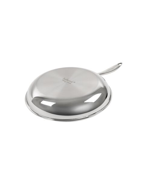Hera Triplex-Bratpfanne mit Antihaftbeschichtung, schwarz/silber, 24 cm