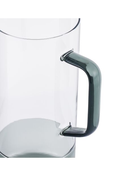 Carafe Ambra en verre gris - 100cl