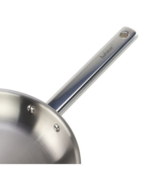 Sartén de acero inoxidable Épure Silver - 24 cm/1,8 L