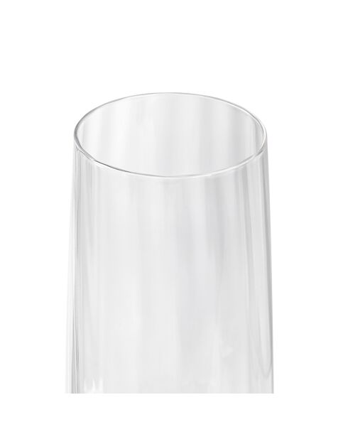Set di 6 calici da champagne Cléo in vetro cristallino trasparente - 28cl