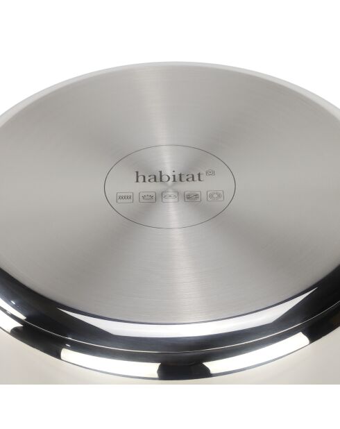 Serenis 5-teiliges silbernes Edelstahl-Set