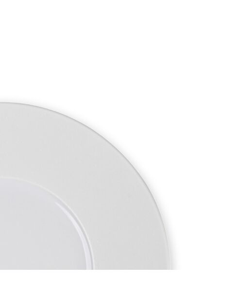 Service de 12 pièces Cosmo en porcelaine fine blanc