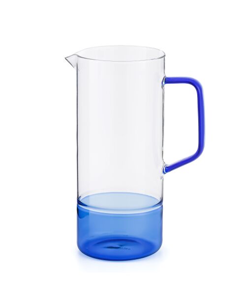 Carafe en verre Ambra bleu - 100cl