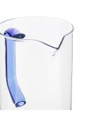 Carafe en verre Ambra bleu - 100cl