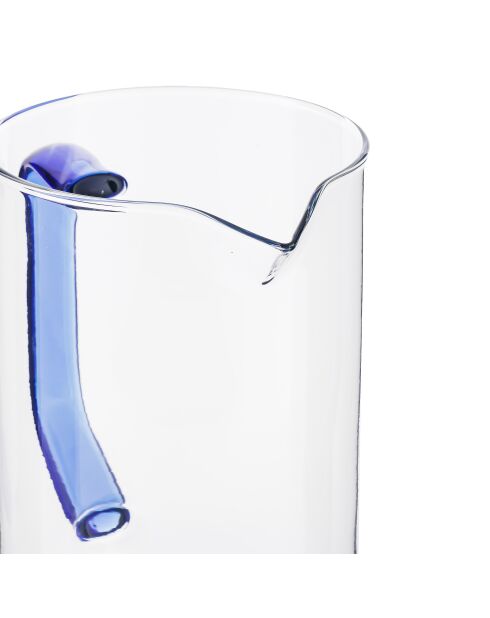 Carafe en verre Ambra bleu - 100cl