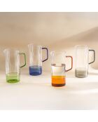 Carafe en verre Ambra bleu - 100cl