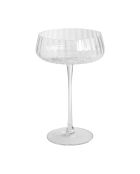 Set di 6 bicchieri da champagne svasati Cléo in vetro cristallino trasparente - 32cl