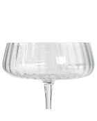 Set di 6 bicchieri da champagne svasati Cléo in vetro cristallino trasparente - 32cl
