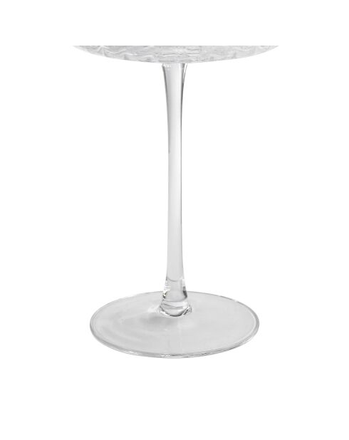 Set di 6 bicchieri da champagne svasati Cléo in vetro cristallino trasparente - 32cl