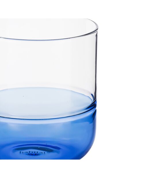 Lot de 2 Verres Ambra bleu - 34cl